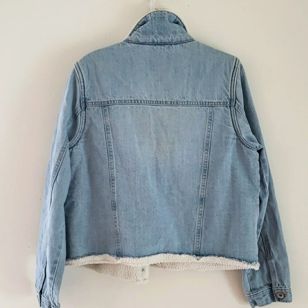 GIRL'S CHILDREN'S PLACE LINED DENIM JACKET SIZE 16 XXL